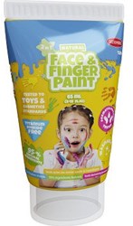Gesichts- und Fingerfarbe gelb kinderfreundlich 65ml Tube sicheres Spielzeug