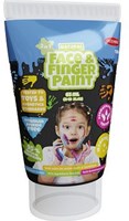 Gesichts- und Fingerfarbe schwarz 65ml Kinderfarbe sicher und auswaschbar