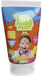 Gesichts- und Fingerfarbe orange 65ml Kinderfarbe sicher abwaschbar