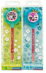 Clementoni Make-up Spielzeug Lidschatten Lipliner Blume türkis blau