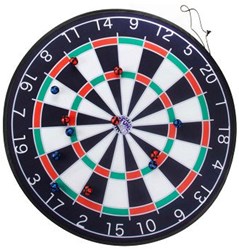 Mega Dartboard Klettverschluss Spielzeug - Lernspiel Mehrfarbig