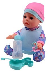 Baby Rose Baby Rose Trink- und Urinierpuppe 30 cm. 27712