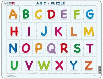 Legepuzzle Lernspiel Lesen Alphabet 26 Teile Karton