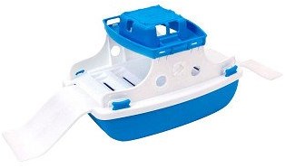 Spielzeug Fähre Boot blau weiß Kunststoff für Kinder