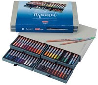 Bruynzeel Aquarellstifte Set 48 Stück Farbstifte für Kinder und Erwachsene