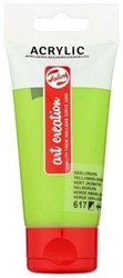 Acrylfarbe Tube gelbgrün 75ml Malen Basteln Kreativ