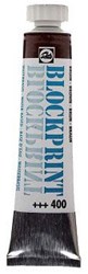 Blockprint Farbe braun 20ml - kreative Plakatfarbe für Kinder