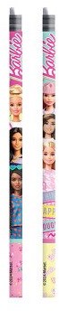 Barbie Bleistift grau mit Radiergummi - Schreibspaß für Kinder