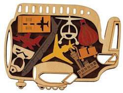 Recent Toys Denkspiel Transport Flughafen Holzpuzzle Spielzeug