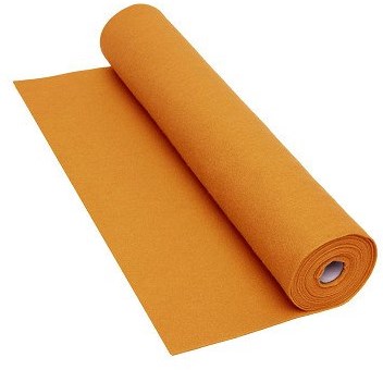 Colorations Filzrolle orange Bastelmaterial 160 gsm 5 m x 45 cm