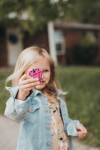 ARK Therapeutic Beißkette Diamant Kauspielzeug Lavendel XXT Kinder Brede, diamantvormige kauwketting met lichte textuur, voor kinderen en volwassenen.-3