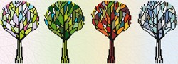 Diamond Dotz Diamond Dotz - 4 Seasons Sparkle With Frame