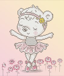 Diamond Dotz Diamond Dotz - Ballet Bear