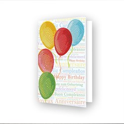 Diamond Dotz Diamond Painting Balloons on High - Kreativset für Kinder & Erwachsene