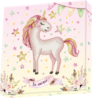 Diamond Dotz Diamond Painting Set Einhorn Be Unique 28x28 cm-3