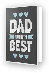 Diamond Dotz Diamond Painting Grußkarte Vatertag - Best Dad Geschenk
