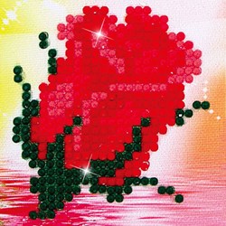 Diamond Dotz Diamond Painting Bastelset Bliss Bud 7x7 cm