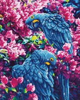 Diamond Dotz Diamond Dotz - Blue Parrots
