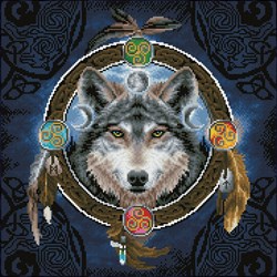 Diamond Dotz Diamond Painting - Celtic Wolf Guide - Bastelset