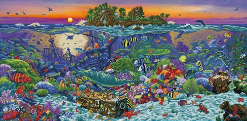 Diamond Dotz Diamond Dotz - Coral Reef Island