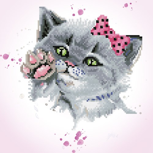 Diamond Dotz Diamond Dotz - Eye Spy Kitty