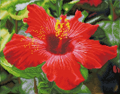 Diamond Dotz Diamond Dotz - Hibiscus In Bloom
