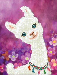 Diamond Dotz Diamond Painting Lama Lulu - 6.119 Steine - 42x32 cm