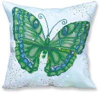 Diamond Dotz Diamond Painting Schmetterling grün 44x44 cm Kreativset