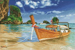 Diamond Dotz Diamond Painting Bastelset - Thai Escape - mit Rahmen