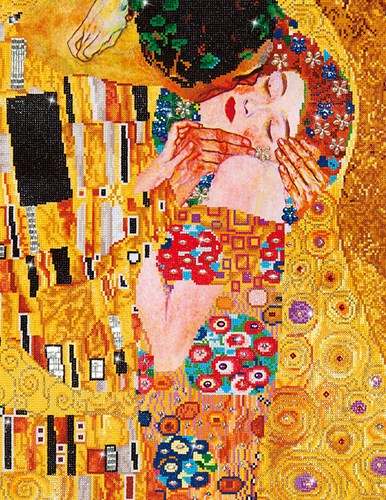 Diamond Dotz Diamond Painting Klimt The Kiss - kreatives Kunstspielzeug