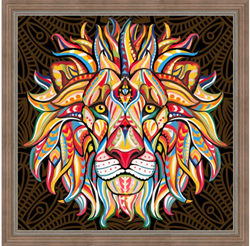 Diamond Painting Diamond Painting Lion Soul 40x40cm