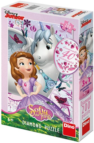 Dino Diamond Puzzle - Sofia the First - 200 Teile-2