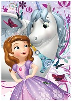 Dino Diamond Puzzle - Sofia the First - 200 Teile