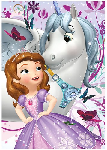 Dino Diamond Puzzle - Sofia the First - 200 Teile
