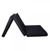 Ding - Travel Cot - Stripe 3-fold matress Black