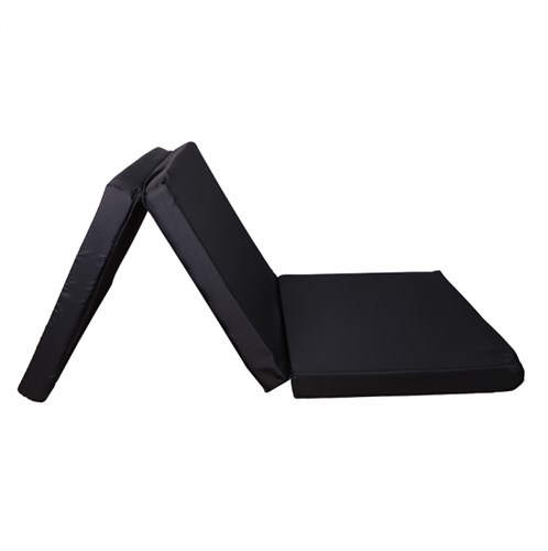 Ding - Travel Cot - Stripe 3-fold matress Black