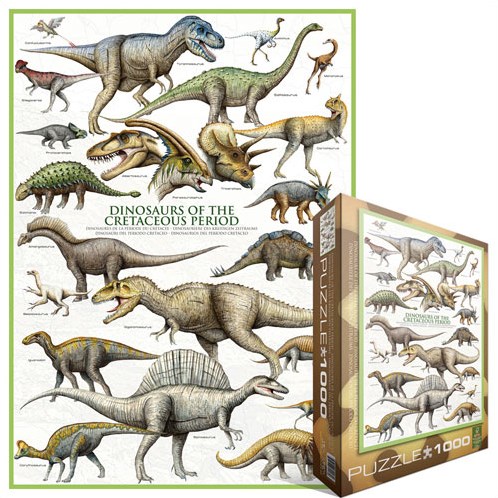 Eurographics puzzle Dinosaurier der Kreidezeit - 1000 Teile-2