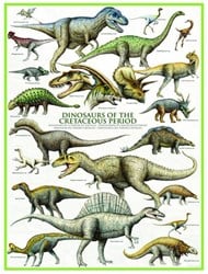 Eurographics puzzle Dinosaurier der Kreidezeit - 1000 Teile