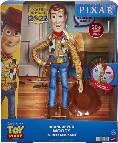 Mattel Toy Story Woody interaktive Actionfigur mit Sound