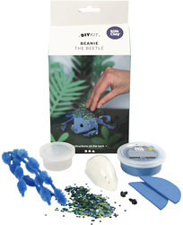 Foam Clay Bastelset Käfer Beanie kreativ modellieren Glitzer