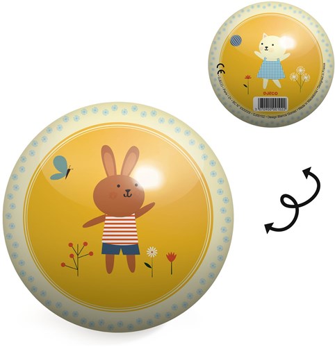 Djeco Ball Sweety Ball Ø12 cm buntes Kleinkindspielzeug-3