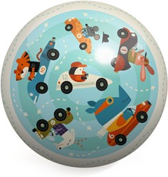 Djeco Traffic Ball 22 cm - bunte Spielball für Kinder