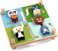 Djeco Holz Lernspiel Spinamix - FSC 100% pädagogisches Spielzeug-2