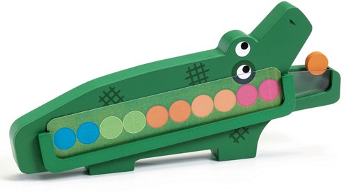 Djeco Holz Gedächtnisspiel Crococroc - pädagogisches Spielzeug FSC-3