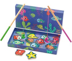 Djeco Angelspiel Fishing Colour - FSC Holz Magnetspiel