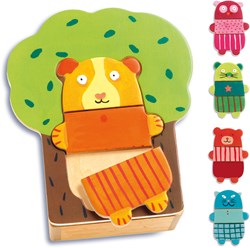 Djeco Holzpuzzle Arbra Doudou - 15 Teile - Lernspielzeug