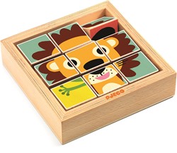 Djeco Holzpuzzle Tournanimo - Lernspielzeug FSC Holz