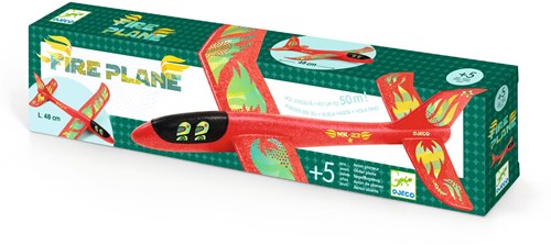 Djeco Geschicklichkeitsspiel Fire Plane - großes Schaumstoff Flugzeug Spielzeug-3