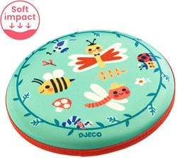 Djeco Spielzeug Frisbee Flying Bugs - leichte Scheibe 4+ - Set mit 6 Stück