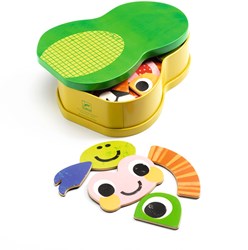 Djeco Magnetspielzeug Zanimals - FSC 100% Holztiere Magnetbox